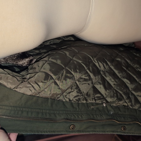 Lady Von Hart Army Green Coat - Picture 5 of 7